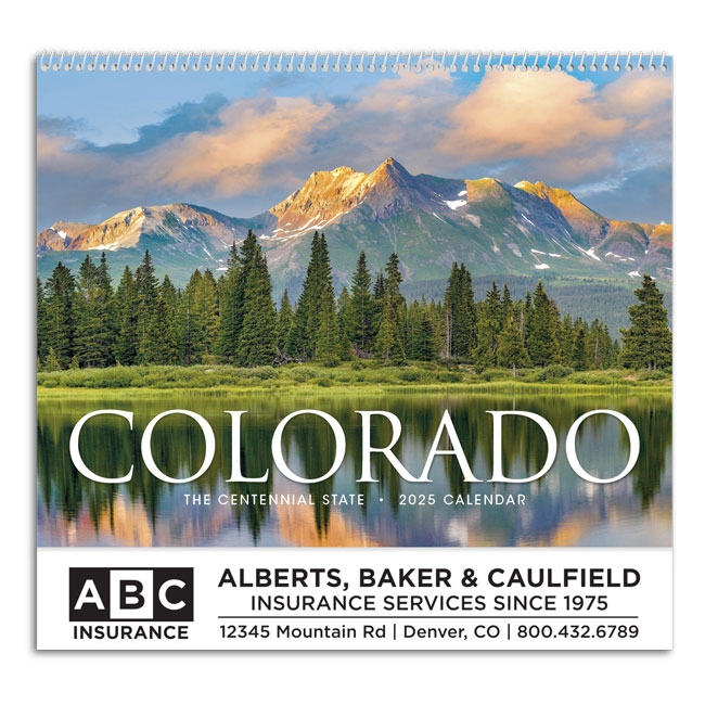 61-CO Colorado Wall Calendar