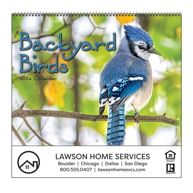 65-835 Backyard Birds Wall Calendar