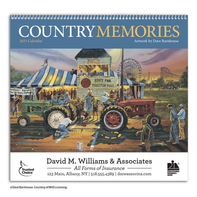 74-117 Country Memories Wall Calendar