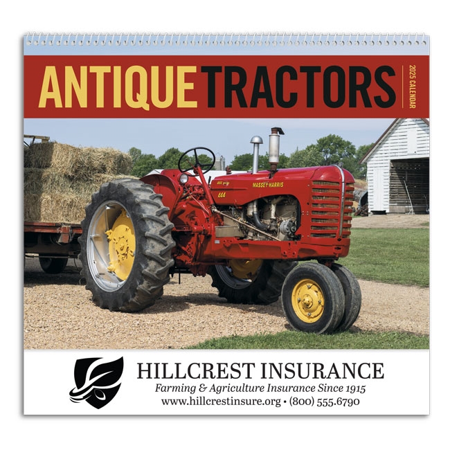 74-51 Antique Tractors Wall Calendar