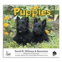 74-54 Puppies Wall Calendar