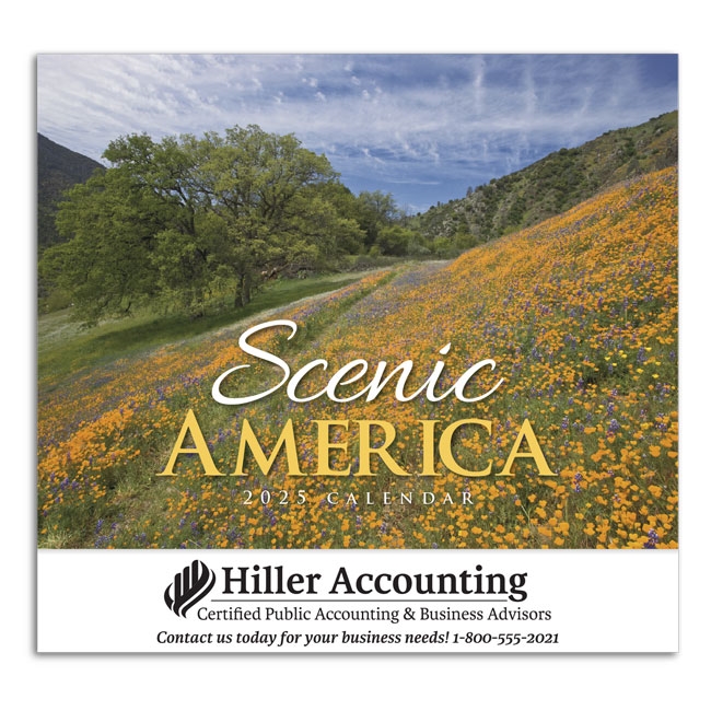 81-800 Scenic America Wall Calendar