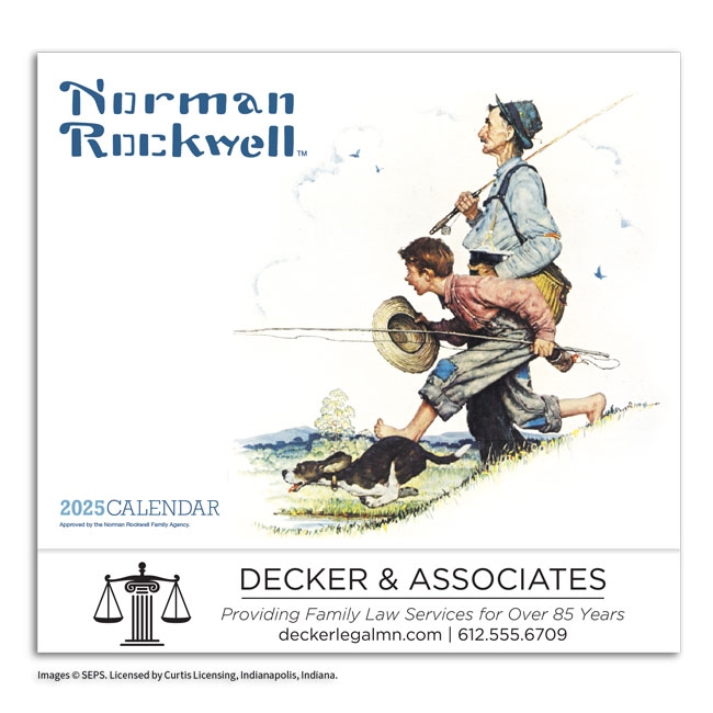 81-802 Norman Rockwell's Wonderful World Wall Calendar