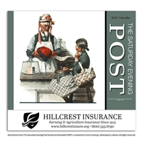 81-819 Saturday Evening Post Wall Calendar