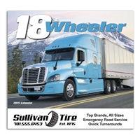 81-823 18-Wheeler Wall Calendar