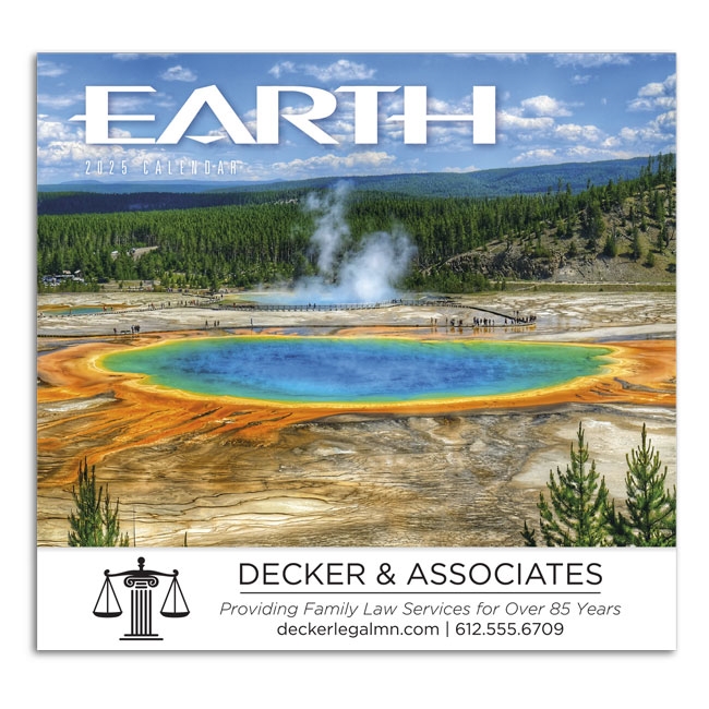 81-872 Earth Wall Calendar