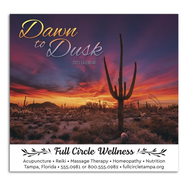 81-888 Dawn to Dusk Wall Calendar