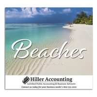 81-889 Beaches Wall Calendar