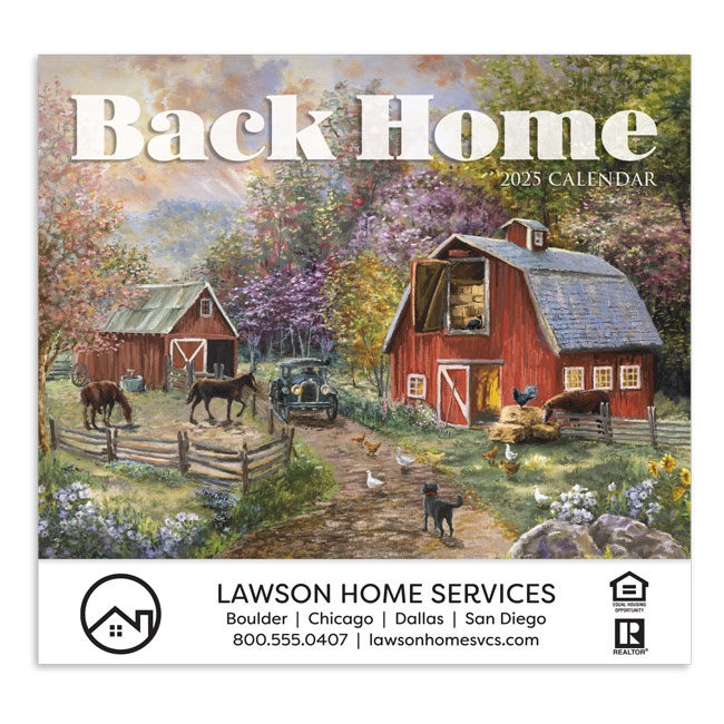 81-891 Back Home Wall Calendar