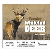 81-896 Trophy Whitetail Deer Wall Calendar