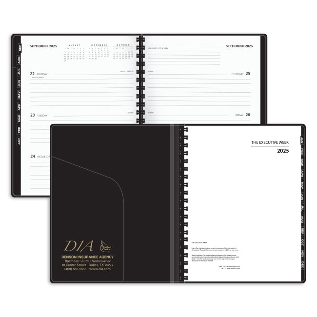 85-63 Executive Weekly Planner w/ Tabs