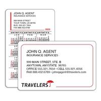 T59-11 Travelers Business/Calendar Card (sets of 250)