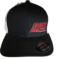 PMP Chassis Flex Fit curved bill Hat - White Mesh
