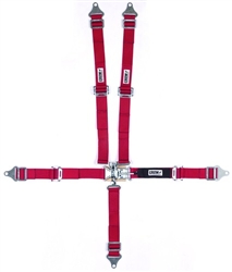 Crow Red 5-Point Seat Belts-2" Wide