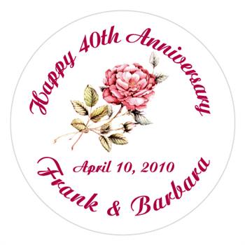 Anniversary Rose Lollipop