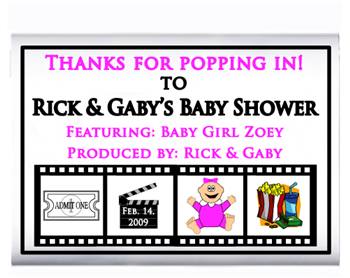 Baby Shower Movie Film Popcorn