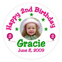 Childrens Birthday Photo Balloons  Lollipop