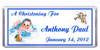 Christening Blanket Baby Candy Bar