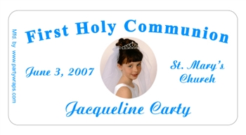 Communion Photo Church Script Label