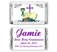 Communion Miniature Candy Bars - Graphic