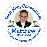 Communion Photo Bible Label