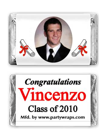 Graduation Miniature Candy Bars - Photo