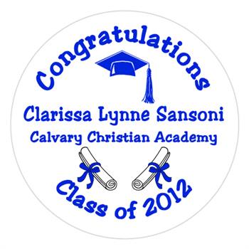Graduation Congratulations Label
