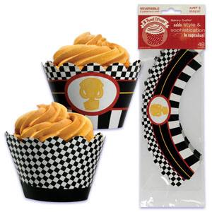 Race Car Cupcake Wrapper