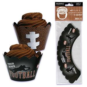 Football Cupcake Wrapper