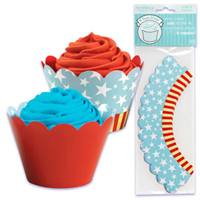 Patriotic Cupcake Wrapper