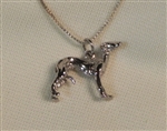 Standing Greyhound Pendant