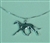 Walking Greyhound Pendant