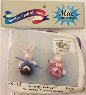 Bunny Belles Easter Jewelry Pins Beading Kit