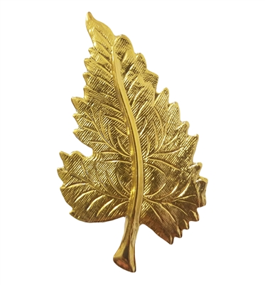 Gold Tone Metal Large Maple Leaf Jewelry Findings