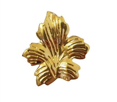 Gold Tone Metal Leaf Jewelry Findings