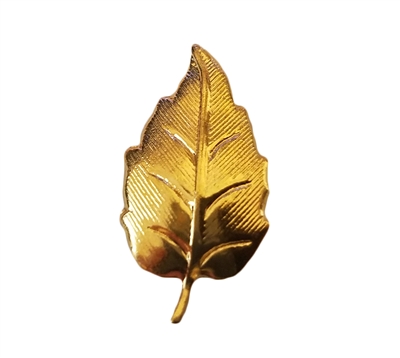 Gold Tone Metal Tiny Leaf Jewelry Findings