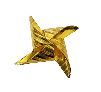 Gold Tone Metal Chinese Origami Star Findings Craft Accents
