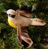 5" Flying Yellow Belly Artificial Bird