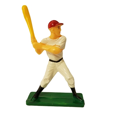 Miniature Painted Plastic Baseball Player