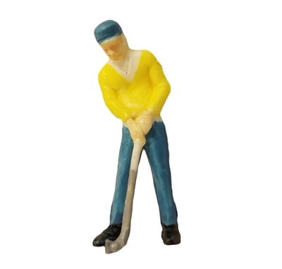 Miniature Plastic Golfer