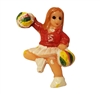 Miniature Plastic Cheerleader