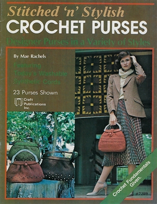 Stitched 'N Stylish Crochet Purses