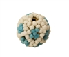 25mm Blue & White Beaded Ball