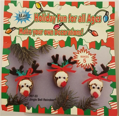 Jingle Bell Reindeer Christmas Ornament Kit