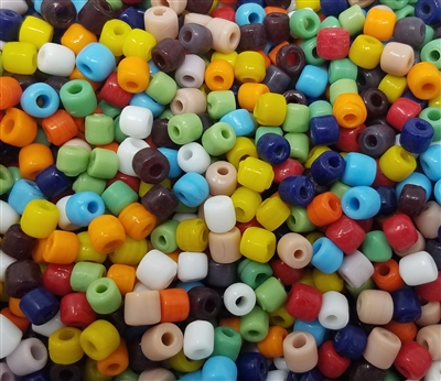 5mm Glass Tube Beads, 500 ct Bag