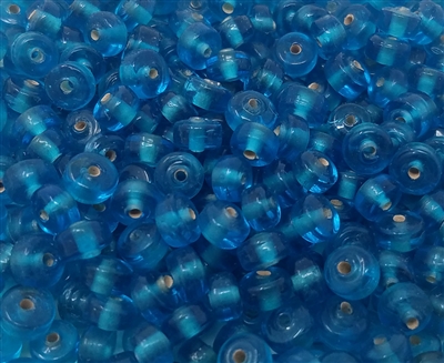 6mm Transparent Glass Rocaille Beads, 500 ct Bag