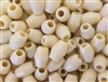 1/2" Ivory Plastic Bicone Beads, 16 ct Bag