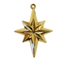 North Star Gold Plastic Craft Charms, 4 ct Bag