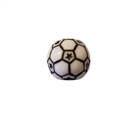 12MM Soccer Ball Team Sports Plastic Beads, 12 Ct Bag