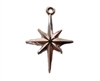 North Star Silver Plastic Craft Charms, 8 ct Bag